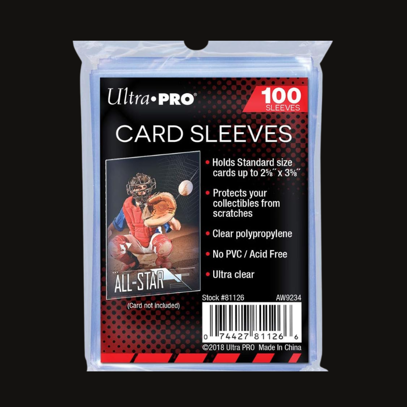 Ultra Pro Sleeves - Capas protetoras de cartas, transparentes, 100 unidades